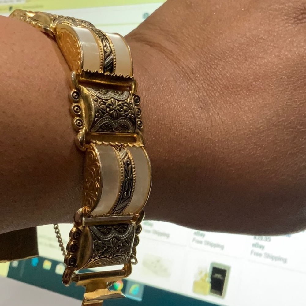 Vintage Damascene Bracelet